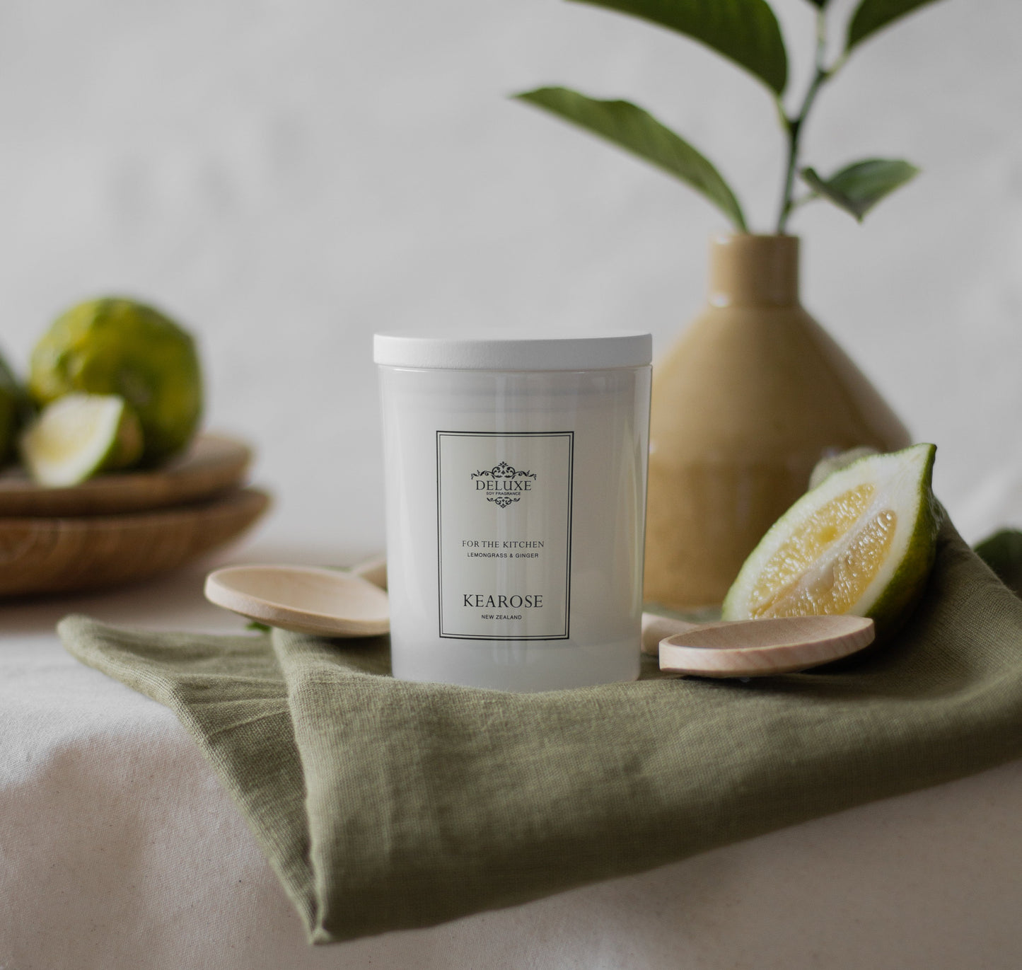 Lemongrass & Ginger - Blanc Vessel Soy Kitchen Candle