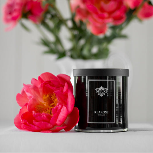 Pink Peony - Noir Vessel Soy Candle