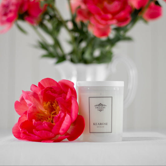 Pink Peony - Blanc Vessel Soy Candle