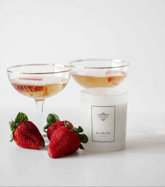 Strawberries & Champagne - Blanc Vessel Soy Candle