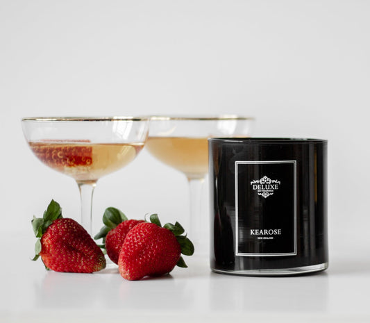 Strawberries & Champagne - Noir Vessel Soy Candle